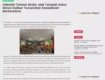 Sekolah Taman Mulia Jadi Tempat Astra Motor Kalbar Tanamkan Kesadaran Berkendara