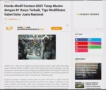 Honda Modif Contest 2025 Tutup Musim dengan 81 Karya Terbaik, Tiga Modifikator Sabet Gelar Juara Nasional