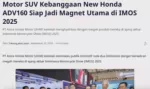 Motor SUV Kebanggaan New Honda ADV160 Siap Jadi Magnet Utama di IMOS 2025
