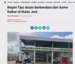 Begini Tips Aman Berkendara dari Asmo Kalbar di Bulan Juni