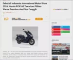 Debut di Indonesia International Motor Show 2026, Honda PCX160 Tawarkan Pilihan Warna Premium dan Fitur Canggih