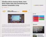 Dekatkan ESG ke Generasi Muda, Astra Motor Kalbar Gelar Aksi Decluttering dan Seminar Sustainable Living