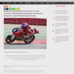 Melaju Kencang Bersama CBR Series, PT AHM Konsisten Dampingi Pembalap Muda Indonesia di Ajang FIM JuniorGP World Championship