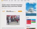Sambut Lebaran, Honda Beri Kemudahan Miliki Motor Baru Lewat Promo TEHAER