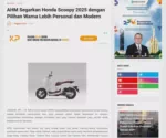 AHM Segarkan Honda Scoopy 2025 dengan Pilihan Warna Lebih Personal dan Modern