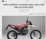 AHM Hadirkan Tampilan Baru New CRF 150L di GIIAS 2025