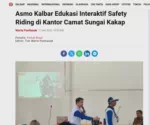 Asmo Kalbar Edukasi Interaktif Safety Riding di Kantor Camat Sungai Kakap