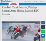 Kembali Cetak Sejarah, Pebalap Binaan Astra Honda Juara di ETC Prancis