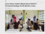 Astra Motor Kalbar Bekali Siswa SMAN 11 Pontianak Budaya Tertib Berlalu Lintas