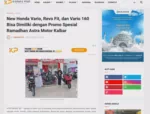New Honda Vario, Revo Fit, dan Vario 160 Bisa Dimiliki dengan Promo Spesial Ramadhan Astra Motor Kalbar