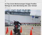 "Ini Tips Aman Berboncengan hingga Prediksi Bahaya di Jalan Berlubang dan Jalur Sempit 	 Alycia Tracy"