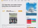 Vario Night Ride, Asmo Kalbar Padukan Riding Malam dan Kepedulian Sosial
