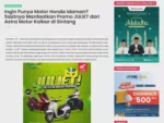 Ingin Punya Motor Honda Idaman? Saatnya Manfaatkan Promo JULIET dari Astra Motor Kalbar di Sintang