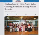 Hijabers Serenity Ride, Asmo Kalbar Gandeng Komunitas Ruang Wanita Bercerita