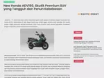 New Honda ADV160, Skutik Premium SUV yang Tangguh dan Penuh Kebebasan