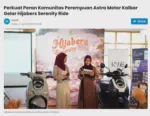 Perkuat Peran Komunitas Perempuan Astra Motor Kalbar Gelar Hijabers Serenity Ride