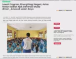 Lewat Program Sinergi Bagi Negeri, Astra Motor Kalbar Ajak Generasi Muda #Cari_Aman di Jalan Raya