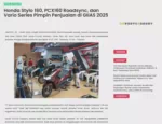 Honda Stylo 160, PCX160 Roadsync, dan Vario Series Pimpin Penjualan di GIIAS 2025