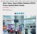 Akhir Tahun, Asmo Kalbar Hadirkan PESTA Promo Spesial Motor Honda