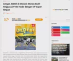 Gebyar JEDER di Melawi: Honda BeAT hingga ADV160 Hadir dengan DP Super Ringan