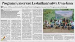 Program Konservasi Owa Jawa di Kawasan Hutan Jateng,Yayasan AHM Bersinergi Bersama Komunitas Peduli Fauna Primata