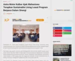 Astra Motor Kalbar Ajak Mahasiswa Terapkan Sustainable Living Lewat Program Berpacu Dalam Sinergi