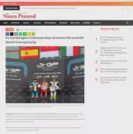 Kumandangkan Indonesia Raya di Arena FIM JuniorGP World Championship