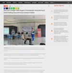 Ratusan Pelajar SMP Negeri 4 Pontianak Antusias Ikuti Safet Riding EductioN Astra Motor Kalbar
