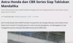Astra Honda dan CBR Series Siap Taklukan Mandalika