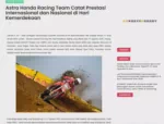 Astra Honda Racing Team Catat Prestasi Internasional dan Nasional di Hari Kemerdekaan