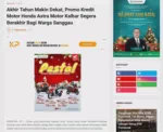 Akhir Tahun Makin Dekat, Promo Kredit Motor Honda Astra Motor Kalbar Segera Berakhir Bagi Warga Sanggau