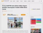 Promo KARTINI Astra Motor Kalbar Segera Berakhir, Kesempatan Terakhir Miliki Motor Honda