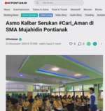 Asmo Kalbar Serukan #Cari_Aman di SMA Mujahidin Pontianak
