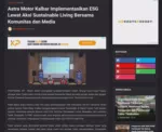 Astra Motor Kalbar Implementasikan ESG Lewat Aksi Sustainable Living Bersama Komunitas dan Media