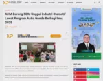 AHM Dorong SDM Unggul Industri Otomotif Lewat Program Astra Honda Berbagi Ilmu 2025