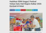 Hadirkan SDM Unggul, Festival Vokasi Satu Hati Region Kalbar 2026 Kembali di Helat