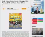 Banjir Diskon Motor Honda di Sanggau! Cek Promo JEDER dari Astra Motor Kalbar