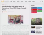 Standar AHASS Diterapkan dalam Uji Kompetensi Siswa SMK Binaan Honda di Kalbar