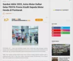 Sambut Akhir 2025, Astra Motor Kalbar Gelar PESTA Promo Kredit Sepeda Motor Honda di Pontianak