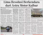 Perkuat Layanan Edukasi Safety Riding untuk Masyarakat dan Konsumen Loyal