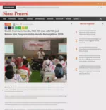 Skutik Premium Honda, PCX 160 dan ADV160 jadi Bahan Ajar Program Astra Honda Berbagi Ilmu 2025