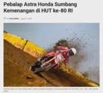 Pebalap Astra Honda Sumbang Kemenangan di HUT ke-80 RI