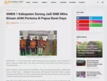 SMKN 1 Kabupaten Sorong Jadi SMK Mitra Binaan AHM Pertama di Papua Barat Daya
