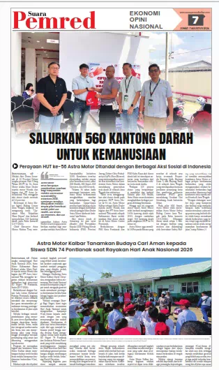 Salurkan 560 Kantong Darah untuk Kemanusiaan, Perayaan HUT ke-56 Ditandai dengan Berbagai Aksi Sosial dan Kemanusiaan