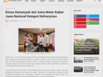 Dimas Heriansyah dari Astra Motor Kalbar Juara Nasional Kategori Deliveryman