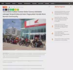 Astra Motor Kalbar Sukses Gelar Convoy Merdeka sebagai Wujud Kebersamaan Paguyuban Honda West Borneo Community
