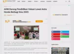 AHM Dorong Pendidikan Vokasi Lewat Astra Honda Berbagi Ilmu 2025