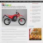 Semakin Gahar dan Menyala, Ini Tampilan New CRF 150L Hadir di GIIAS 2025 dengan Penyegaran Terbaru