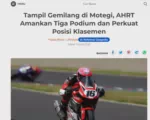 Tampil Gemilang di Motegi, AHRT Amankan Tiga Podium dan Perkuat Posisi Klasemen