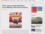 Diskon Angsuran hingga Rp88 Ribuan, Promo MERDEKA Honda Hadir di Ketapang